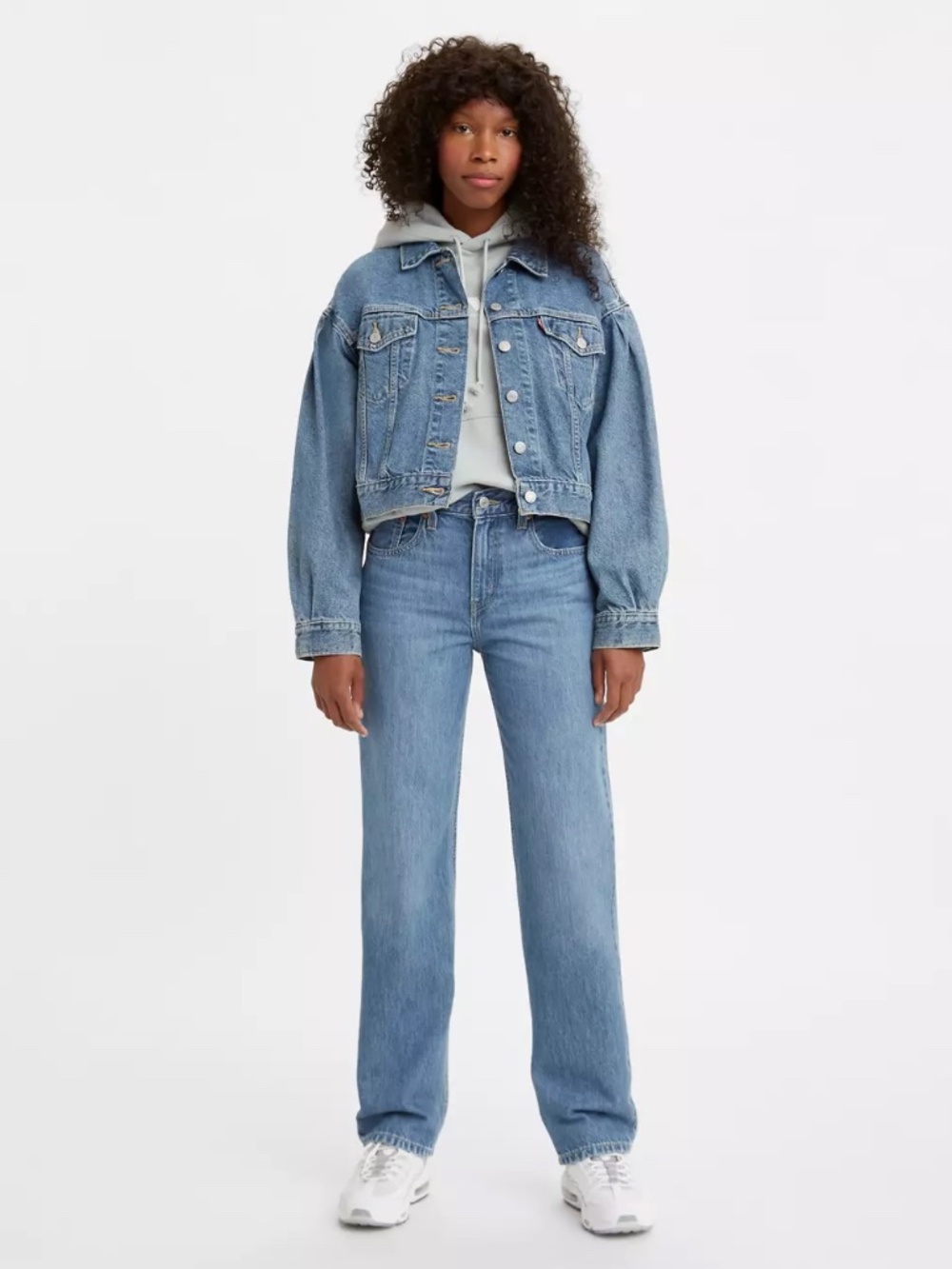 Levi's Low Pro Straight Leg Medium Wash Jeans | Size 27